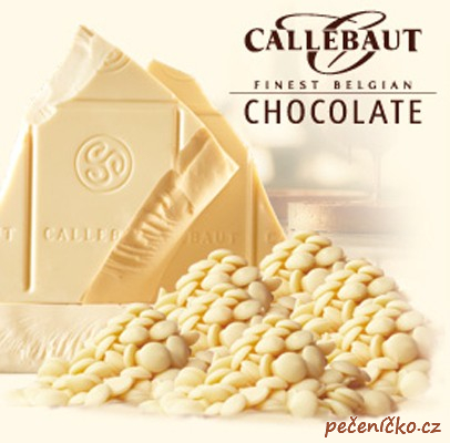 Čokoláda callebaut bílá 1 kg