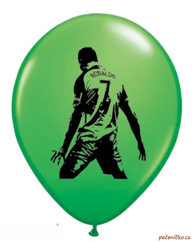 Balonek zelený ronaldo