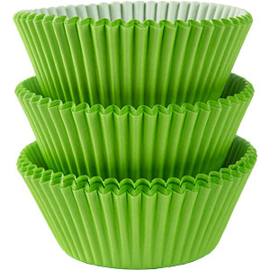 Cukrářské košíčky zelené  80 ks