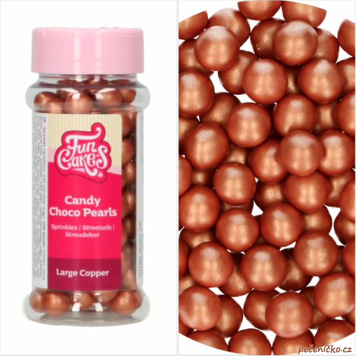 Čokoládové perly velké cooper