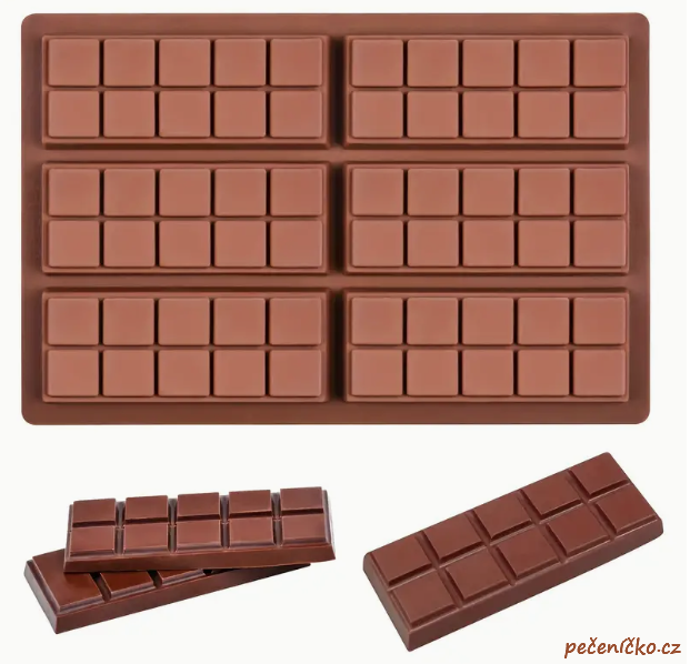 Silikonová forma na čokoládu iii