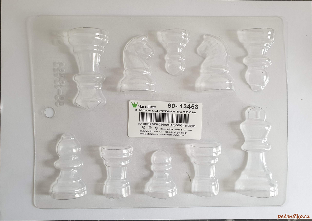 Plastová forma šachy