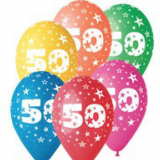 Balonek  30 cm číslo  50
