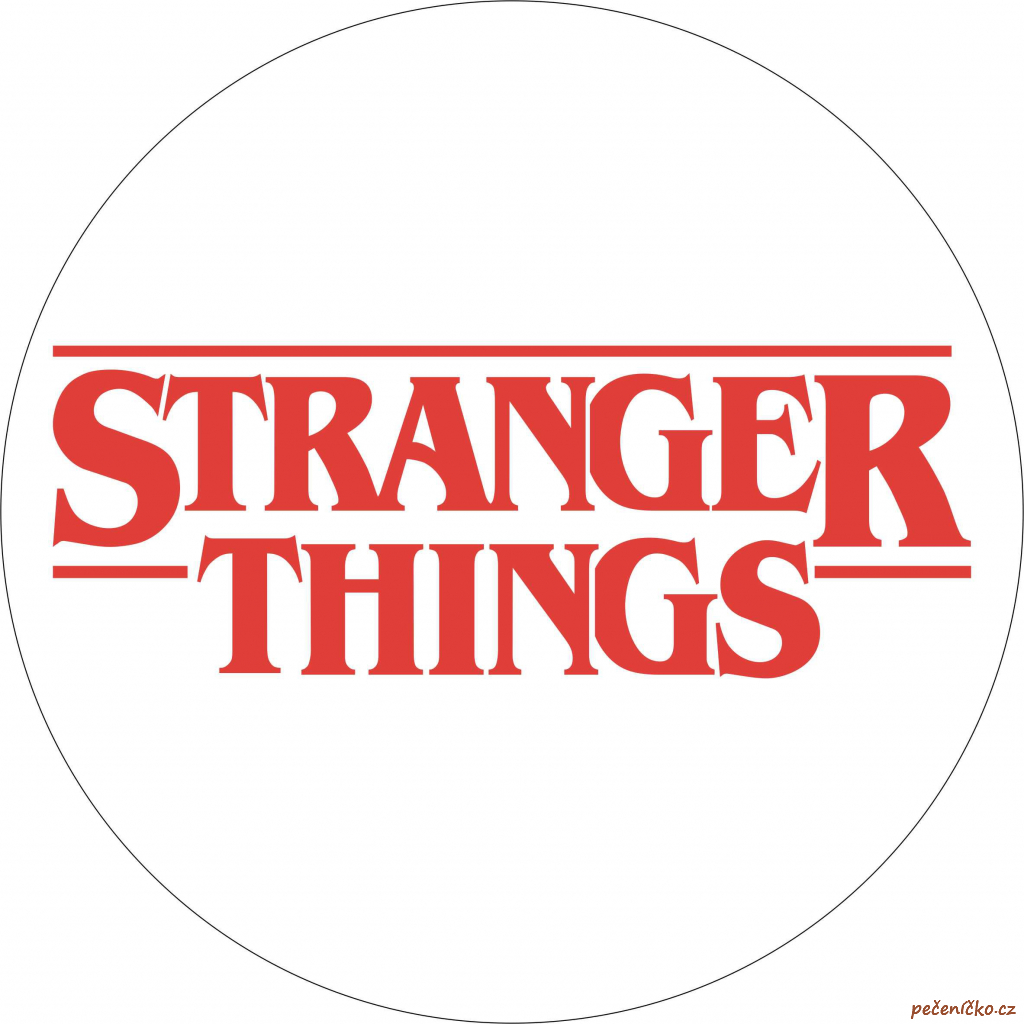 Jedlý papír stranger things  3