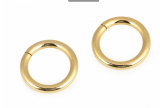 Prstýnek - kroužek zlatý průměr 15 mm  10 ks