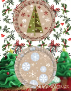 Cukrářské košíčky mini vánoce ii