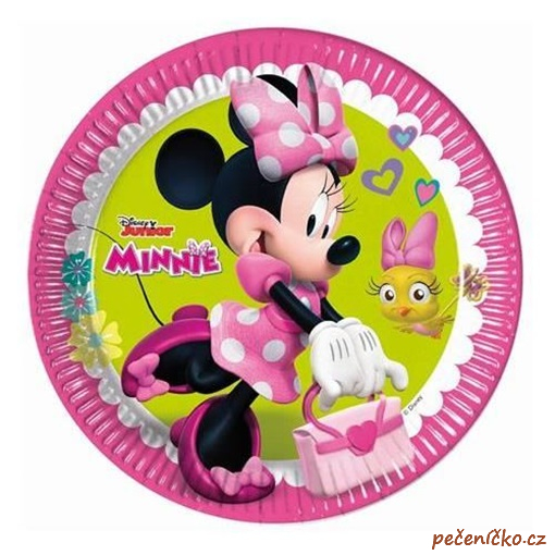 Minnie party talíře 8 ks