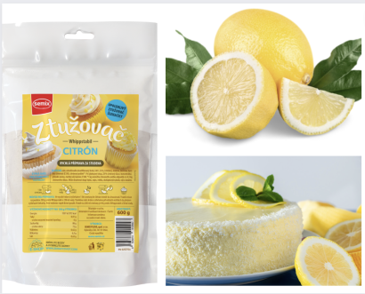Ztužovač šlehačky citrón  600 g