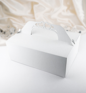Krabička velká bílá perleť  10 ks