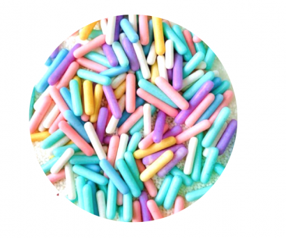 Cukrové barevné tyčinky mix