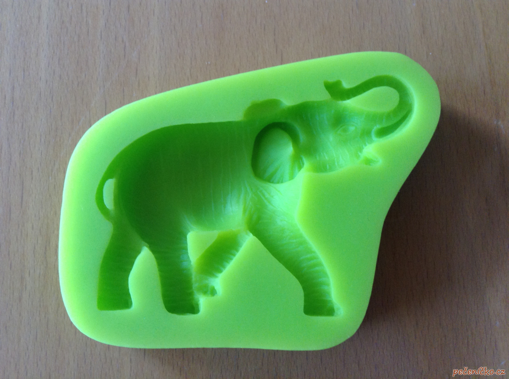 Silikonová formička slon