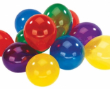 Balonky barevný mix  7  ks
