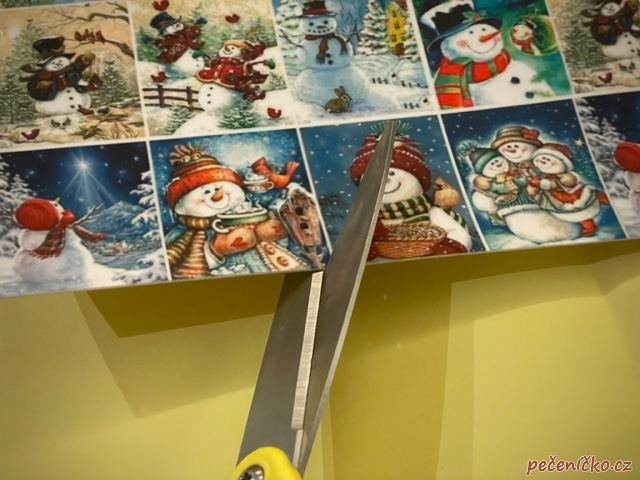 Vánoční fondánový papír a vykrajovátko na perníčky