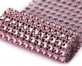 Diamantový pás 58 mm x 1 m růžový