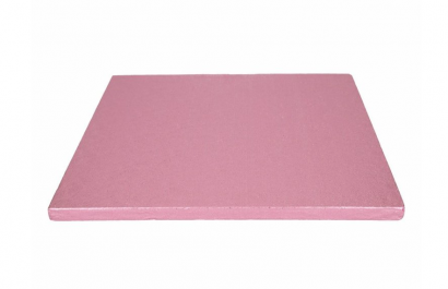 Podložka dortová čtverec růžový 30,3 x 12 mm