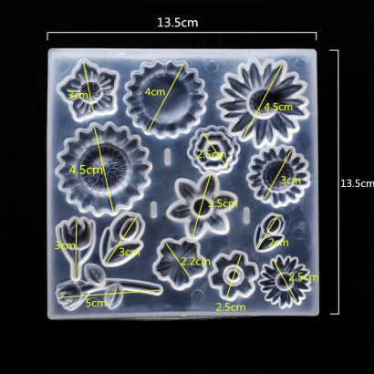 Silikonová forma květiny