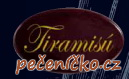 Čokoládová dekorace nápis tiramisu 12 ks