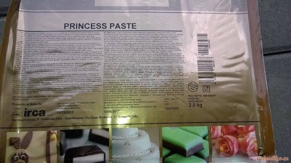 Pasta dama raffaello - princess  2,5 kg