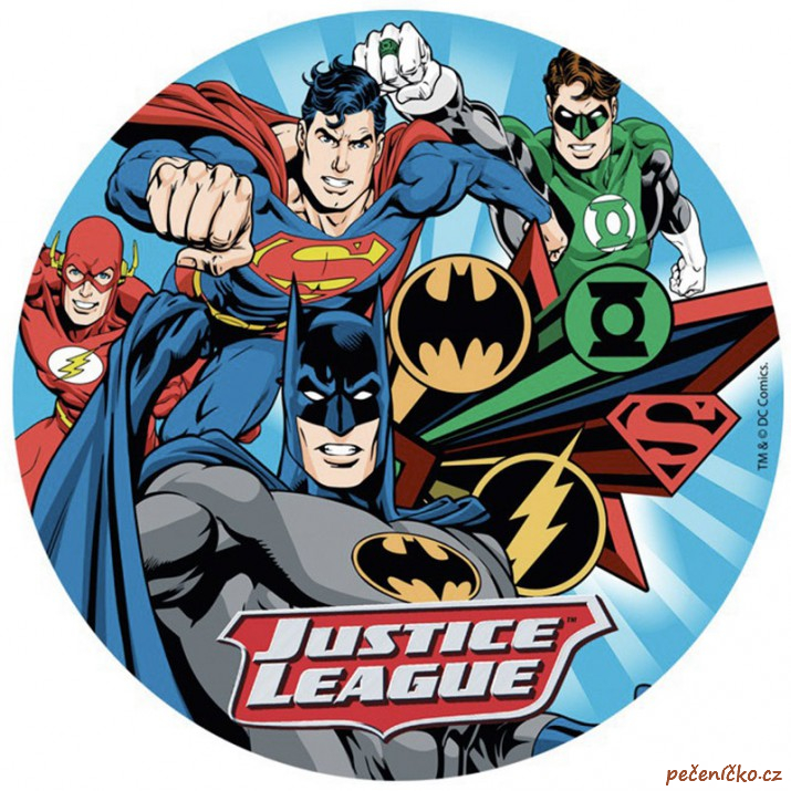 Jedlý papír justice league - liga spravedlnosti
