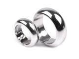 Stříbrné prsteny hladké  2 ks