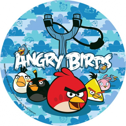 Jedlý  papír angry birds 1