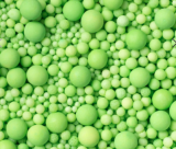Cukrové zdobení zelené kuličky