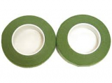 Aranžovací páska zelená  0,6 cm 2 ks