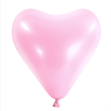 Balonek srdce růžové  1 ks