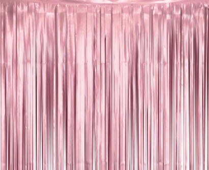 Party závěs růžový  100 x 200 cm