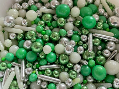 Cukrový mix green sparkle