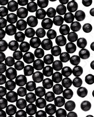 Cukrové perly rýžové černé