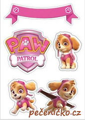 Jedlý papír paw patrol - tlapková patrola  11