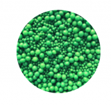 Cukrové zdobení zelené kuličky