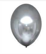 Balónek stříbrný  1 ks
