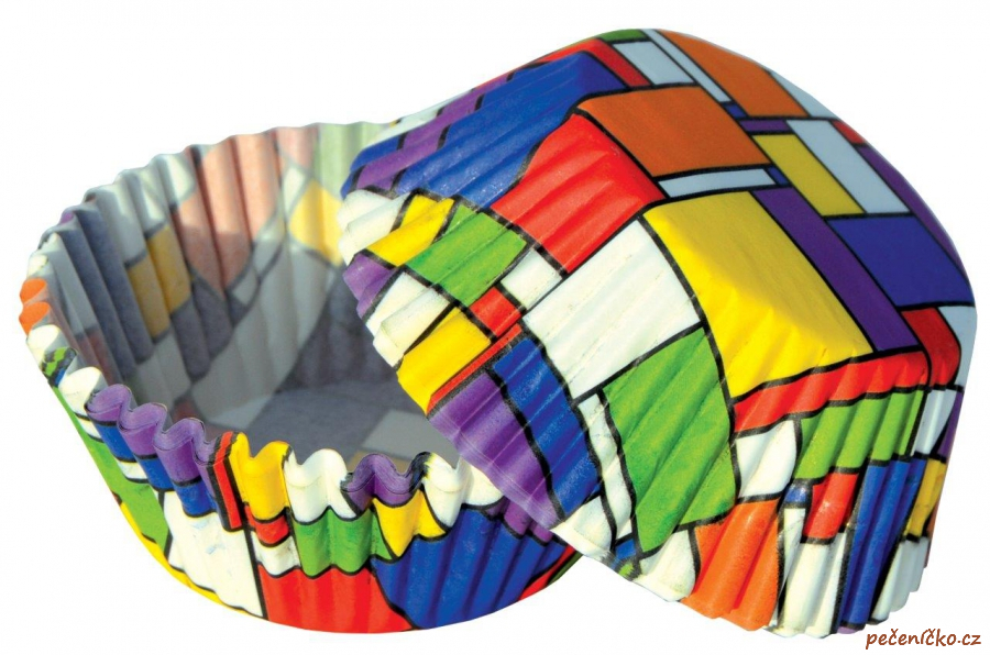 Papírové košíčky barevné
