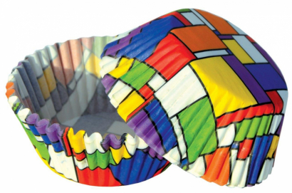 Papírové košíčky barevné