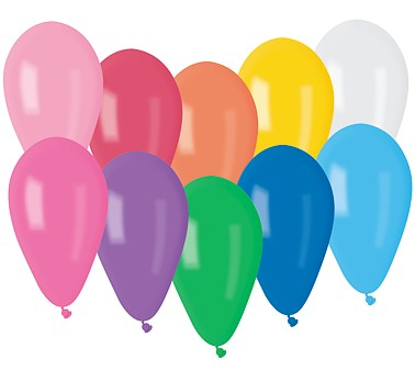 Balónky pastelové barvy  100 ks