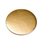 Zlatá podložka mididezert  kruh 12 cm